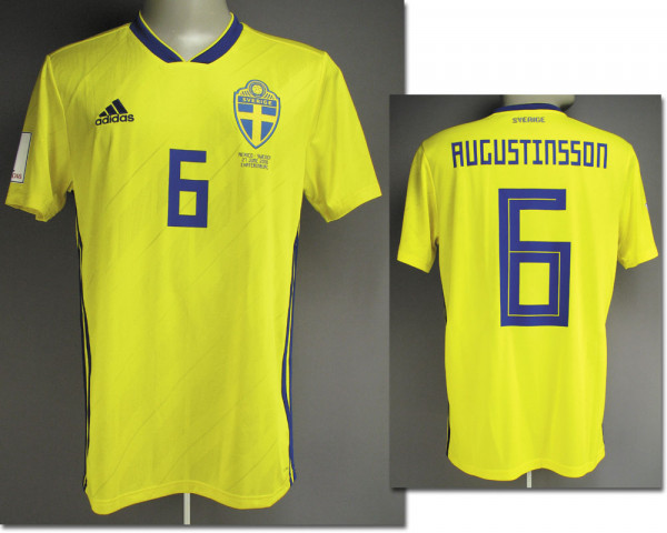 Ludwig Augustinsson, 27.06.2018 gegen Mexiko, Schweden - Trikot 2018 WM