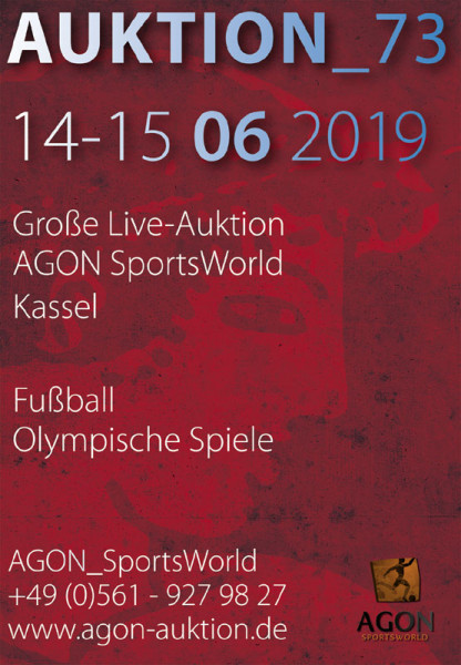 73. AGON Auktion: Auktions-Katalog: 73rd AGON Live Auction Catalogue.