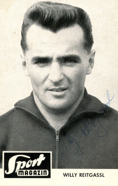 Reitgassl,Willy: (1936-1988) Original Signatur von Willy Reitgassl
