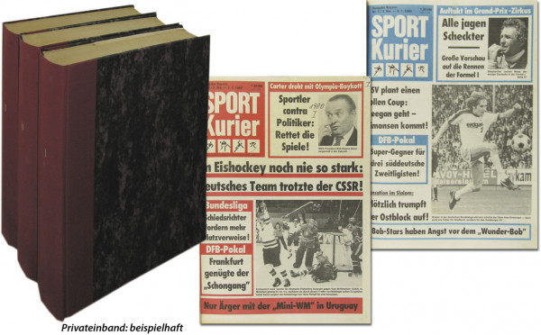 Sport Kurier 1980 B Bayerische Ausgabe: Jg.: Nr.2-104/1 komplett