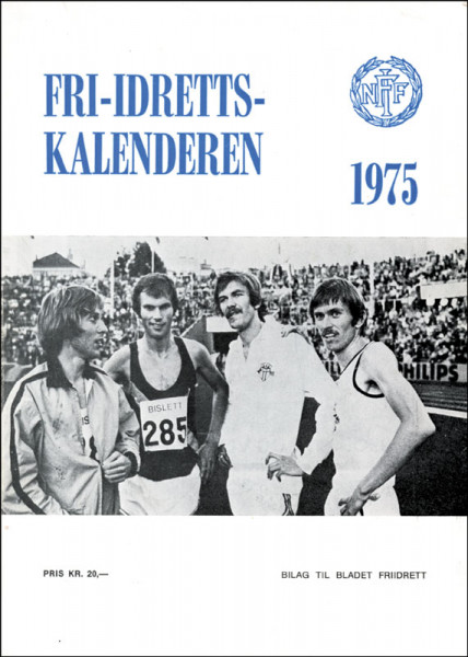 Norwegian Track & Field Calendar 1975