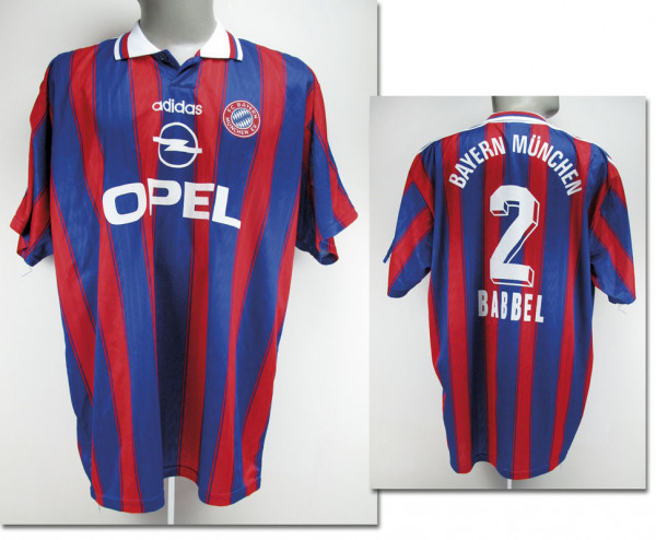 match worn football shirt Bayern Munich 1996/1997
