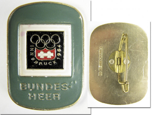 Olympic Winter Games 1964. Participation badge