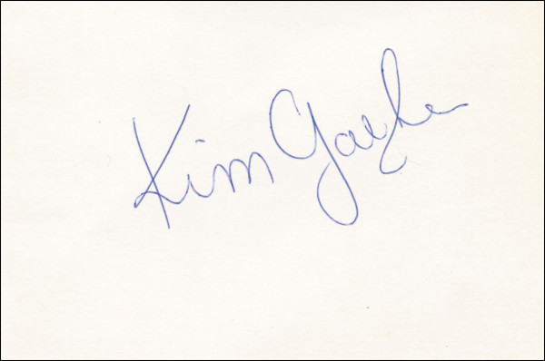 Gallagher, Kim: Olympic Autograph 1984 USA Kim Gallager