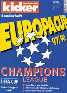 Sondernummer CL-1997 : Kicker Sonderheft CL 1997/98