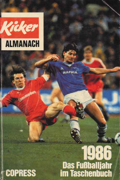 German Football Yearbook 1986 from Kicker.