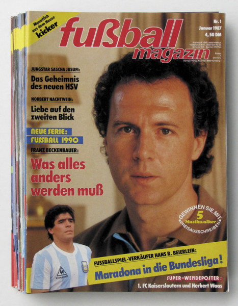 Fußball Magazin 1987 : 12.Jg.: Nr.1-12 komplett