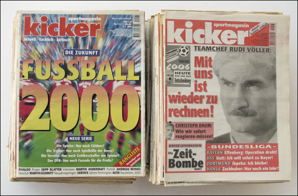 Kicker 2000 MonDon : Jg.: Nr. 1-104/105 unkomplett.