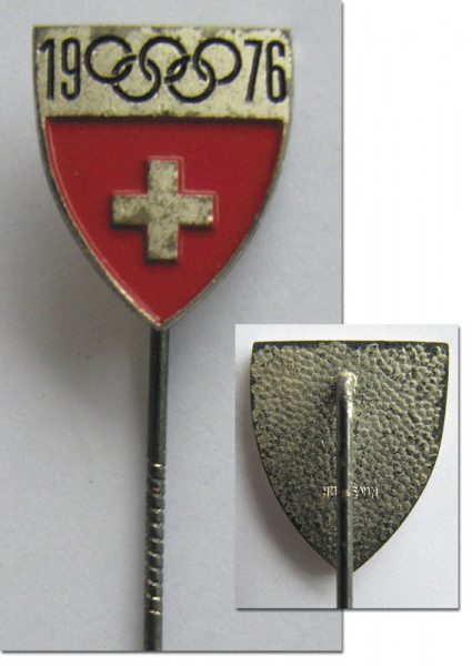 Olympic Games 1976 Switzerland NOC Team Pin