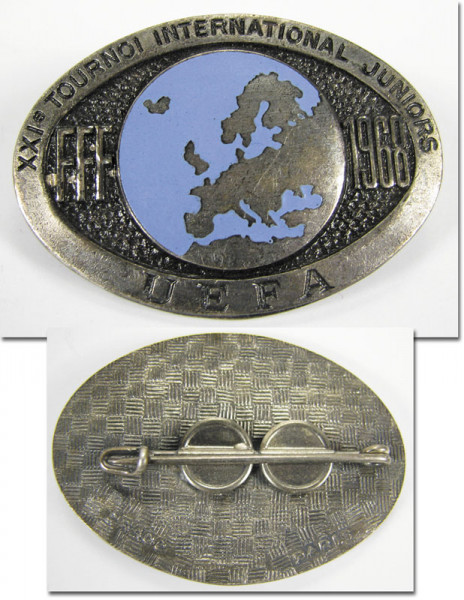 UEFA Youth Cup 1968 France Participation badge
