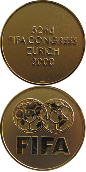 FIFA Congress 2000 Zurich Participation medal