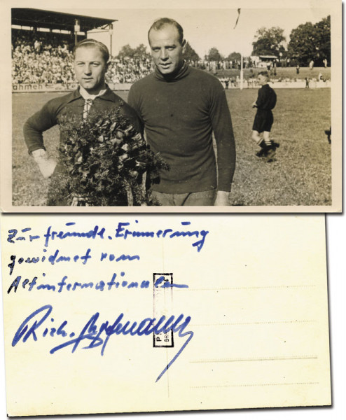 Hofmann, Richard: Autograph Football Germany