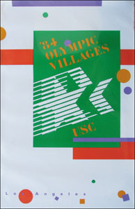 Poster Olympic Summer Games 1984 Los Angeles