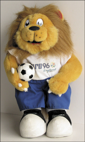 UEFA Euro 1996 England. Official Mascot Goliath