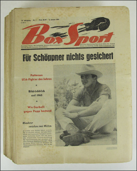 Box-Sport 1961 : Jg. Nr.1-52 komplett