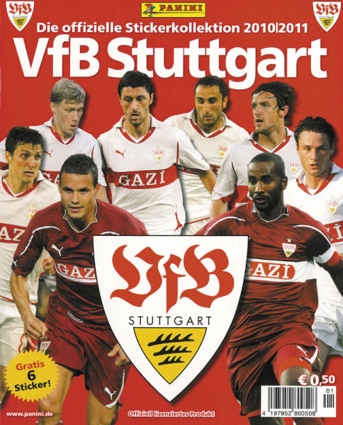 Sammelbilder-Panini Die offizielle Stickerkollektion VfB Stuttgart 2010/2011.