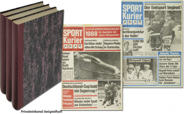 Sport Kurier 1988 C : Jahrgang: Nr.1/2-104/105 komplett