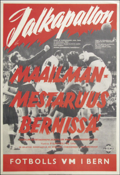 Jalkapallon, Filmplakat WM 1954