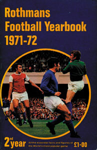 Rothmans Football Yearbook 1971-72.(2nd Year)
