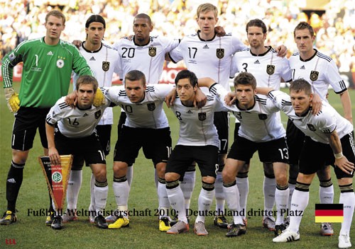 Germany 3rd place World Cup 2010