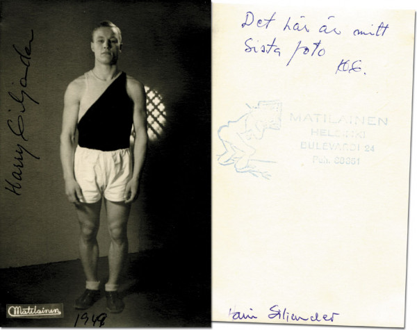 Siljander, Harry: Olympic Games 1952 Boxing Autograph Finnland