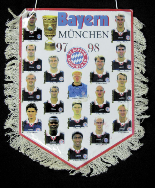 Bayern Munich 1997 Football Souvenir Pennant29x24