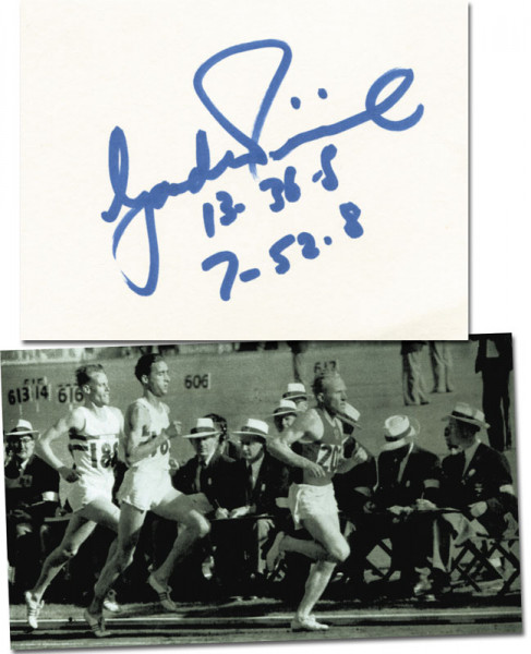 Pirie, Gordon: Autograph Olympic Games 1956 Athletics Great Brit