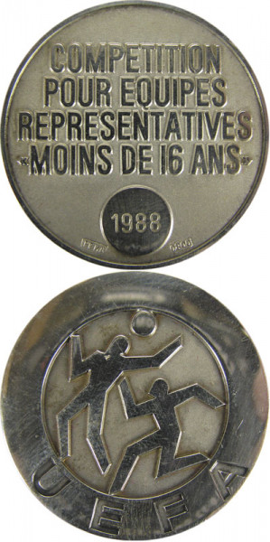 UEFA U-16 Euro 1988 Winner medal Portugal