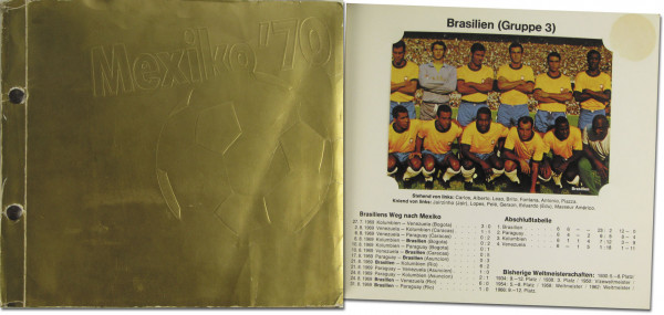 World Cup 1970. German Sticker Album Pele