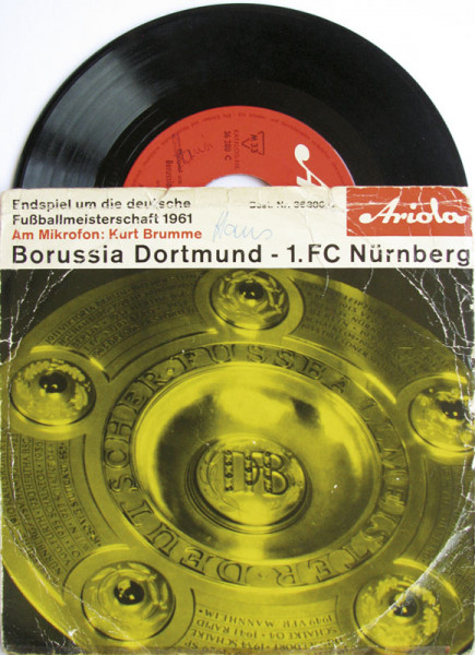 Borussia Dortmund - 1.FC Nürnberg, Schallplatte DM 1961