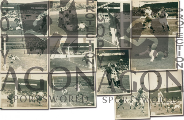 12 großformatiges S/W-Pressefoto vom Fußballturnie, Pressefoto OSS1928