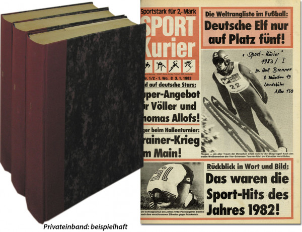 Sport Kurier 1983 C : Jg.:Nr.1/2-104/105, komplett