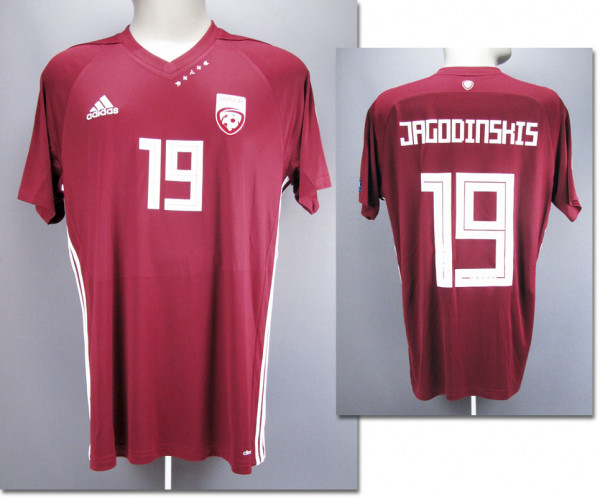 UEFA Euro 2020 match worn football shirt Latvia