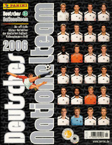 German team 2006. Panini Collector cards album