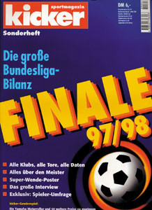 Sondernummer Finale 1997 : Kicker Sonderheft 97/98 BL Fin