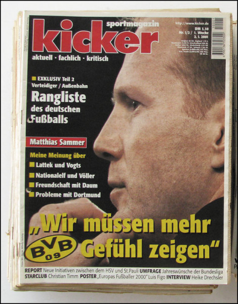 Kicker 2002 Mon. : Jg.: Nr.1/2-104/5 komplett