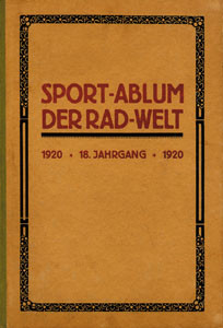 1920. Ein radsportliches Jahrbuch. 18.Jahrgang.