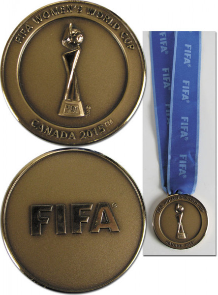 Bronzemedaille FIFA Women´s World Cup Canada 2015, Siegermedaille 2015