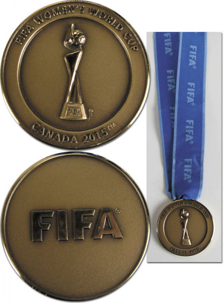 Winner medal FIFA Womens World Cup 2015 Canada