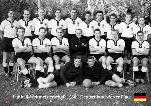 Germany 4th place World Cup 1958