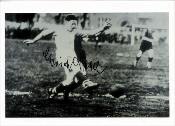 Hänel, Erich: German Football Autograph Erich Hänel