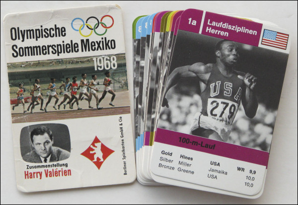 Olympische Sommerspiele Mexiko, Kartenspiel-Olympia 1968