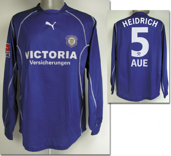 match worn football shirt Erzgebirge Aue 2003/04