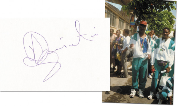 Izonritei Izon, David: Olympic Games 1992 Boxing Autograph Nigeria