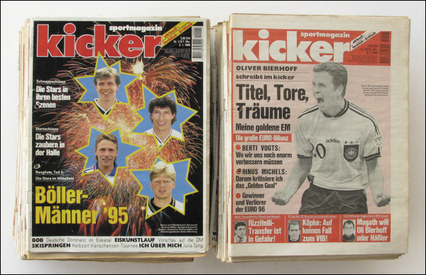 Kicker 1996 MonDon : Jg.Nr. 1/2-104/105 komplett.