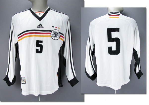 match worn football shirt Germany 1998