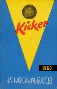 German Football Yearbook 1960 from Kicker.