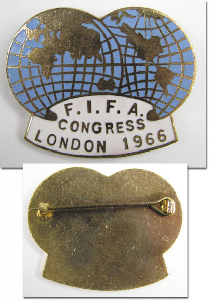 Teilnehmerabzeichen:FIFA Congress London 1966, FIFA-Kongress 1966