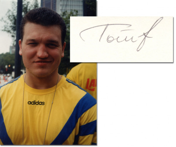 Hotfrid, Denys: Autograph Olympic Games 1996 Weightlifting Ukrain