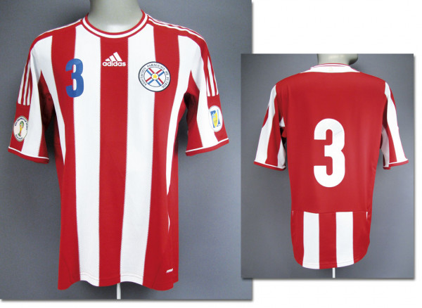 World Cup 2014 match worn football shirt Paraguay